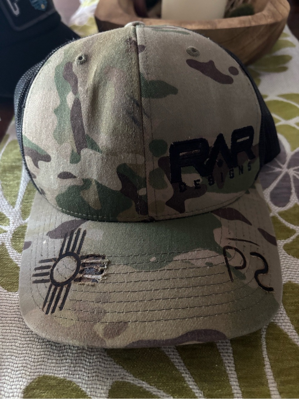 Camo Trucker Hat - Green